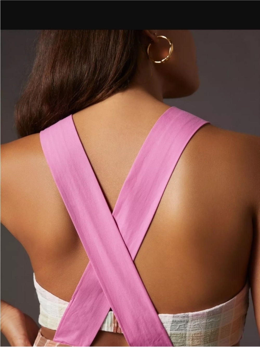 Anthropologie Maeve ombré Pastel Striped Sundress in Pink, Peach - Picture 3 of 8
